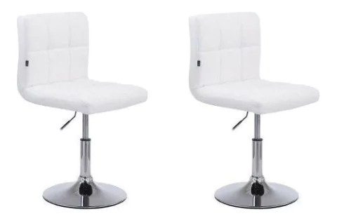 Set 2 Silla Taburete Tattoo Respaldo Rush- Alto Impacto