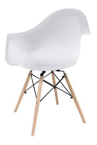Set X 2 Sillon Silla Eames Daw Abs Base Madera Negro- Alto Impacto - ALTO IMPACTO Home + Office