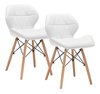 Set 4 Silla Eames Diamond Tapizada Eco Cuero P- Alto Impacto - comprar online