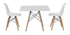 Combo Mesa Eames 60 Cuadrada + 2 Silla Kids - Alto Impacto