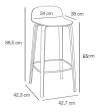 Set * 2 Banqueta Taburete Hay & Welling 65 Ne - Alto Impacto en internet