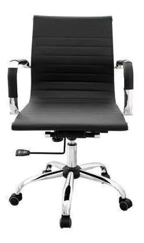 Sillon Aluminium Oficina Pc Respaldo Bajo - Alto Impacto