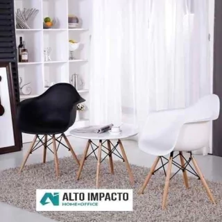 Mesa Ratona Arrime Eames Dsw Escandinava- Alto Impacto - comprar online