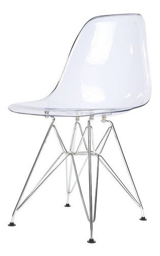 Silla Eames Dsr Cromada Transparente 1 - Alto Impacto