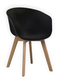Sillon Tulip Pata Madera Cocina Comedor P - Alto Impacto