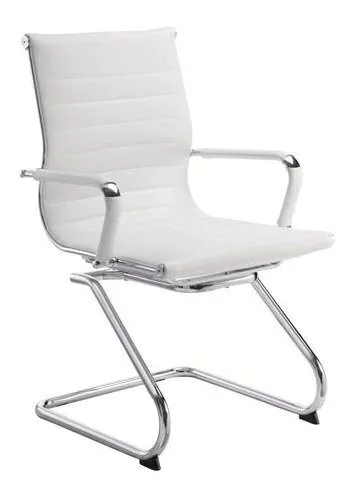 Set 2 Sillon Aluminium Eames Oficina Trineo - Alto Impacto