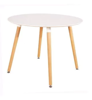 Mesa Eames Madera Redonda Laca Cocina Comedor- Alto Impacto