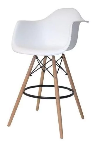 Banqueta Taburete Eames Mesada Barra Daw - Alto Impacto