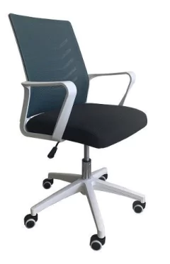 Silla Giratoria Oficina Moderna Ergonomica Work Blanco