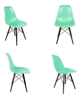 Silla Eames Dsw Madera Madera Pata Negra 1- Alto Impacto - comprar online