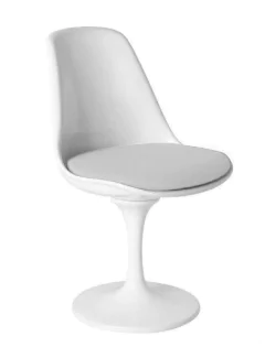 Set 4 Silla Tulip Diseño Eero Saarinen Aluminio Alto Impacto