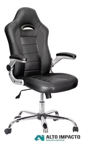Sillon Gamer Playstation Xbox Juegos Pc Base Metal - Alto Impacto
