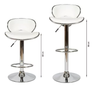 Set 2 Banqueta Taburete Tapizado Mod Trend - Alto Impacto - tienda online