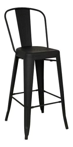 Set 2 Banqueta Taburete Tolix Respaldo Alto - Alto Impacto