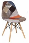 Imagen de Sillon Silla Patchwork Daw Eames Base Madera - Alto Impacto