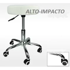 Banqueta Taburete Dentista Estetica Tattoo Ruedas Silicona