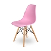 Set 4 Silla Eames Dsw 4 Abs Base Madera