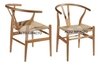 Set 2 Sillon Silla Comedor Wegner Wishbone