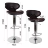 Imagen de Set 2 Banqueta Taburete Tapizado Mod Trend - Alto Impacto