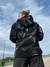 Campera puffer negra brillosa - comprar online