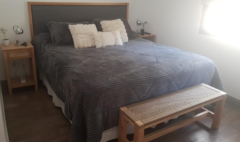 Pie de Cama Natura - Madera Maciza