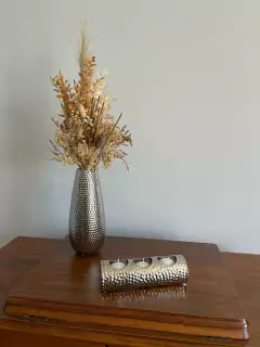 Florero plateado