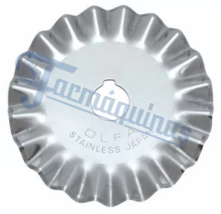 LAMINA DE 45MM ONDULADA EM AÇO INOX - OLFA