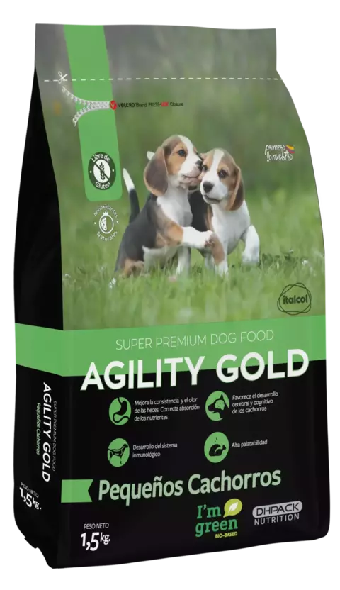 Agility Gold pequeños Cachorros 1.5 kilos