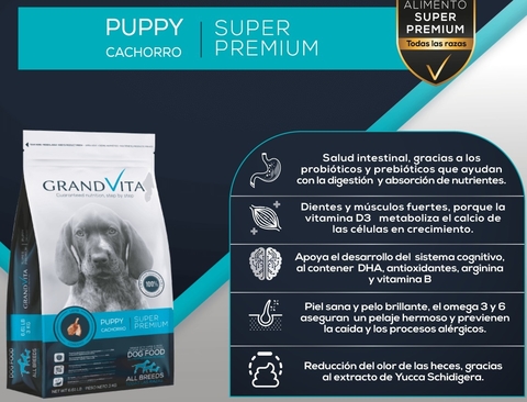 GRAND VITA CORDERO CACHORROS x 3 kilos