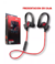 AURICULARES INALAMBRICOS NOGA NG-BT300 DEPORTIVOS GANCHO CLIP AGARRE Y CONTROL MUSICA COLOR NEGRO/ROJO - tienda online