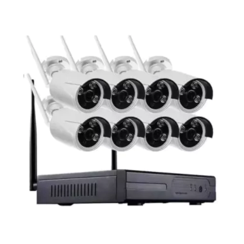 KIT SEGURIDAD CCTV 8 CAMARAS FULL HD 1080P+DVR ANTI ROBO