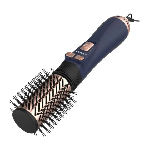 CEPILLO SECADOR ALISADOR DE PELO WINCO W4191 GIRATORIO COLOR AZUL