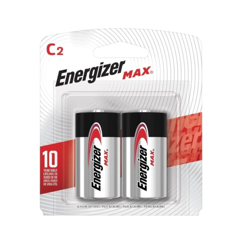 PILA ALCALINA MEDIANA ENERGIZER TIPO C E93 MAX BLISTER