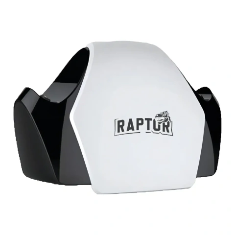 BASE CARGADORA RAPTOR DOCK PARA CONTROLES PS5 COLOR BLANCO