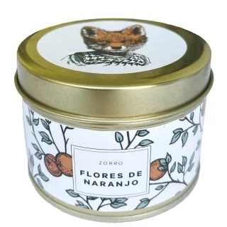 VELA DE SOJA - ZORRO - FLORES DE NARANJO