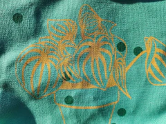Neceser serigrafiado con interior plastificado