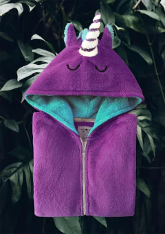 ONESIE MUJER/ADOLESCENTE UNICORN VIOLET (combinado con turquesa)