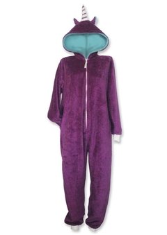 ONESIE MUJER/ADOLESCENTE UNICORN VIOLET (combinado con turquesa) - comprar online