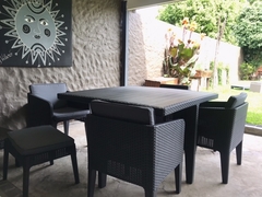 JUEGO COMEDOR COLUMBIA-7 piezas- Color grafito - comprar online