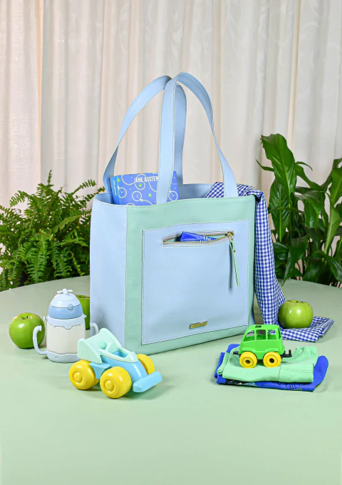 Tote Mallorca Celeste - XimenaFleitasCarteras