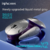 Inphy-x2 mouse sem fio, silencioso, bluetooth, recarregável, base de metal, par
