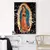 Retro senhora de guadalupe arte da parede pintura em tela religiosa católica ar - loja online