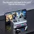 Mecha-estilo gaming fone de ouvido slide-tipo bluetooth 5.3 baixa latência sem