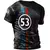 Camisetas vintage para homens com estampa 3d americana camiseta manga curta over - comprar online