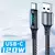 6a 120w usb a tipo c cabo de carga super rápido cabo de dados de náilon para x - loja online