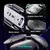 Inphy-x2 mouse sem fio, silencioso, bluetooth, recarregável, base de metal, par - shopping frumb