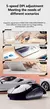 Imagem do Inphy-x2 mouse sem fio, silencioso, bluetooth, recarregável, base de metal, par