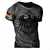 Camisetas vintage para homens com estampa 3d americana camiseta manga curta over