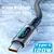6a 120w usb a tipo c cabo de carga super rápido cabo de dados de náilon para x - loja online