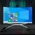 Conjunto completo de tela curva para gamer, monobloco com Windows, tudo em um, I - shopping frumb